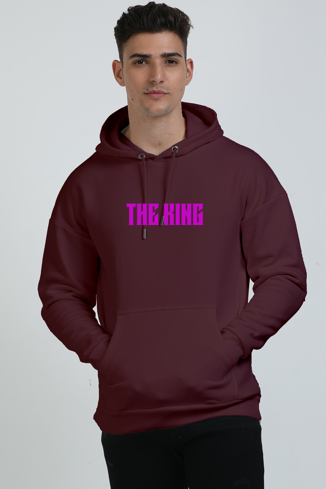 The King Skull with Crown Oversized Premium Hooded Sweatshirt