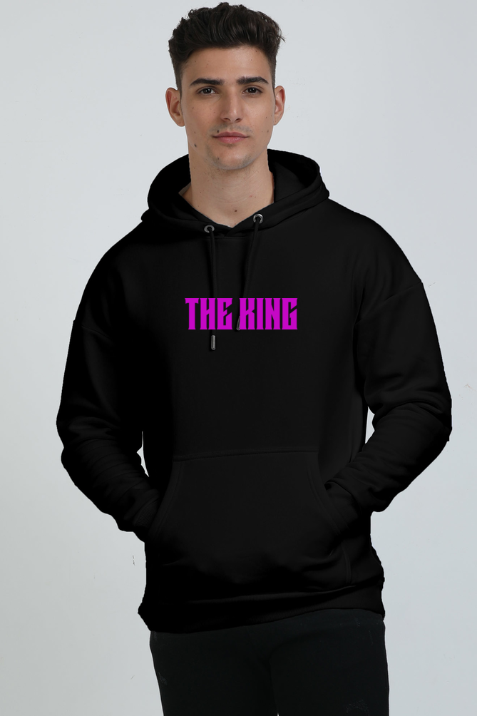 The King Skull with Crown Oversized Premium Hooded Sweatshirt