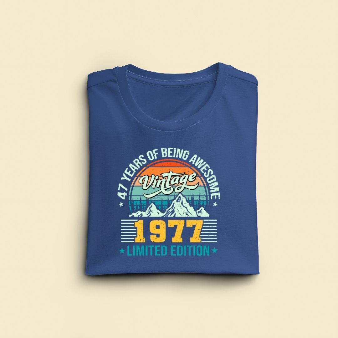 Vintage 1977 Limited Edition Regular Classic Premium T-shirt