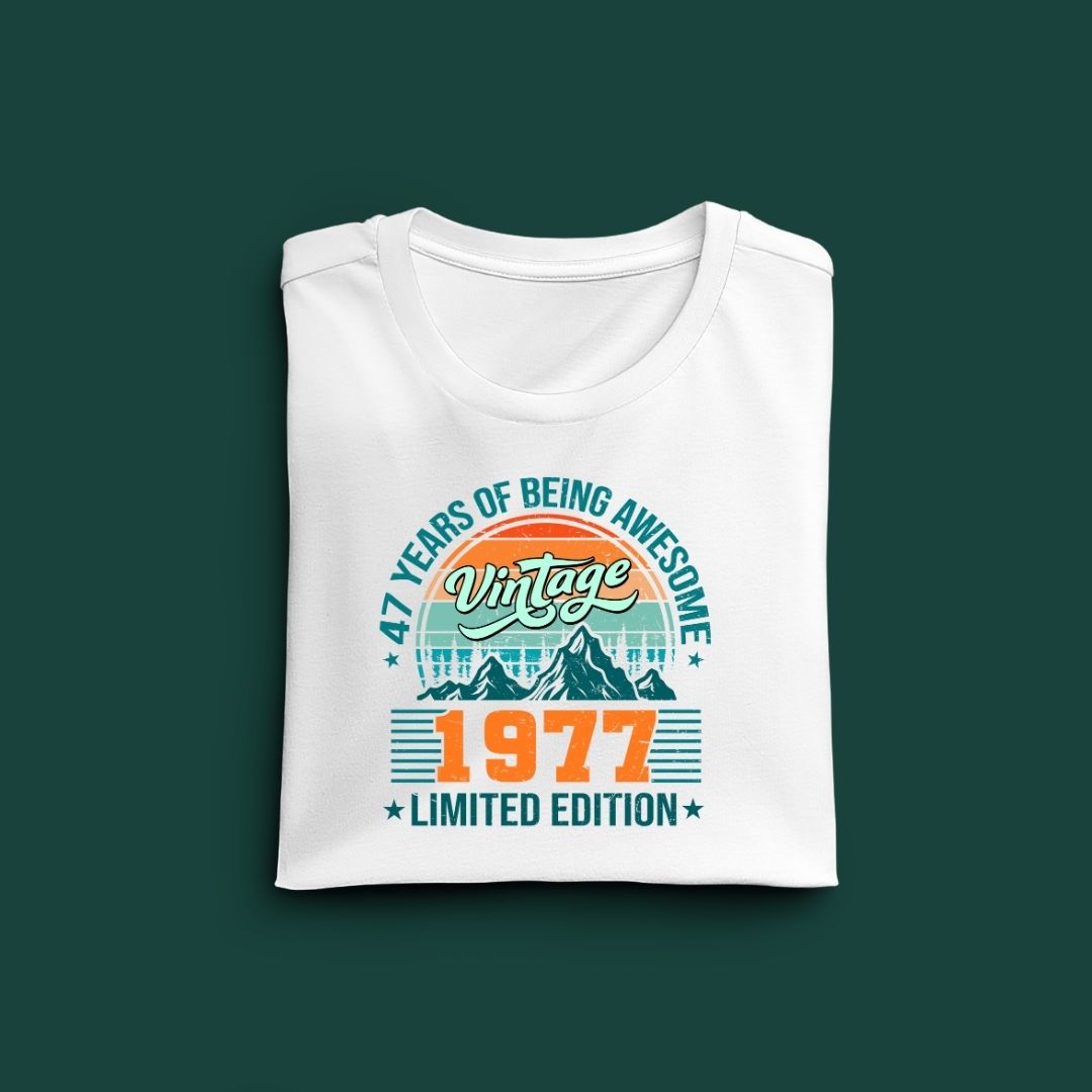 Vintage 1977 Limited Edition Regular Classic Premium T-shirt