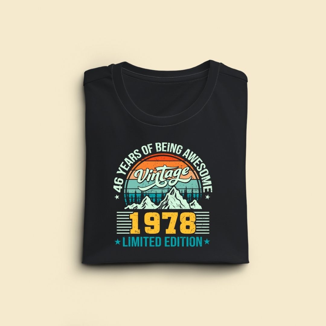 Vintage 1978 Limited Edition Regular Classic Premium T-shirt