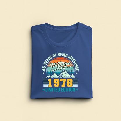 Vintage 1978 Limited Edition Regular Classic Premium T-shirt