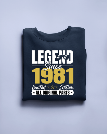 Legend Since 1981 Limited Edition Regular Classic Unisex T-shirt