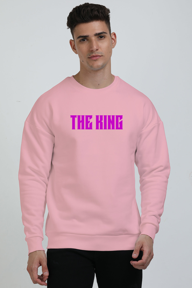 The King Skull with Crown Unisex Oversized Premium Sweatshirt