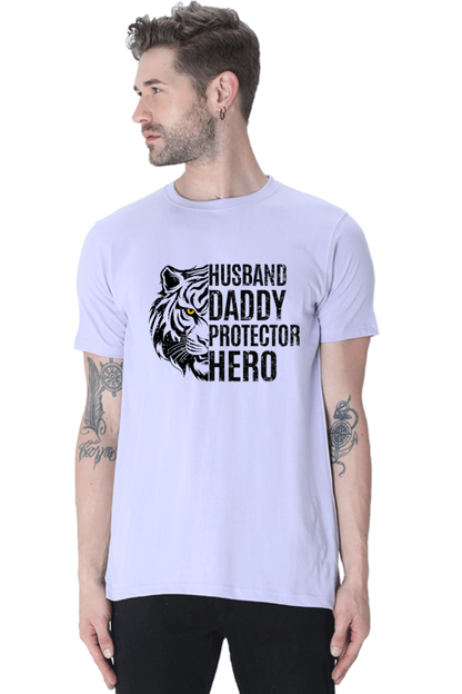 Husband, Daddy, Protector, Hero - Regular Classic Unisex T-shirt