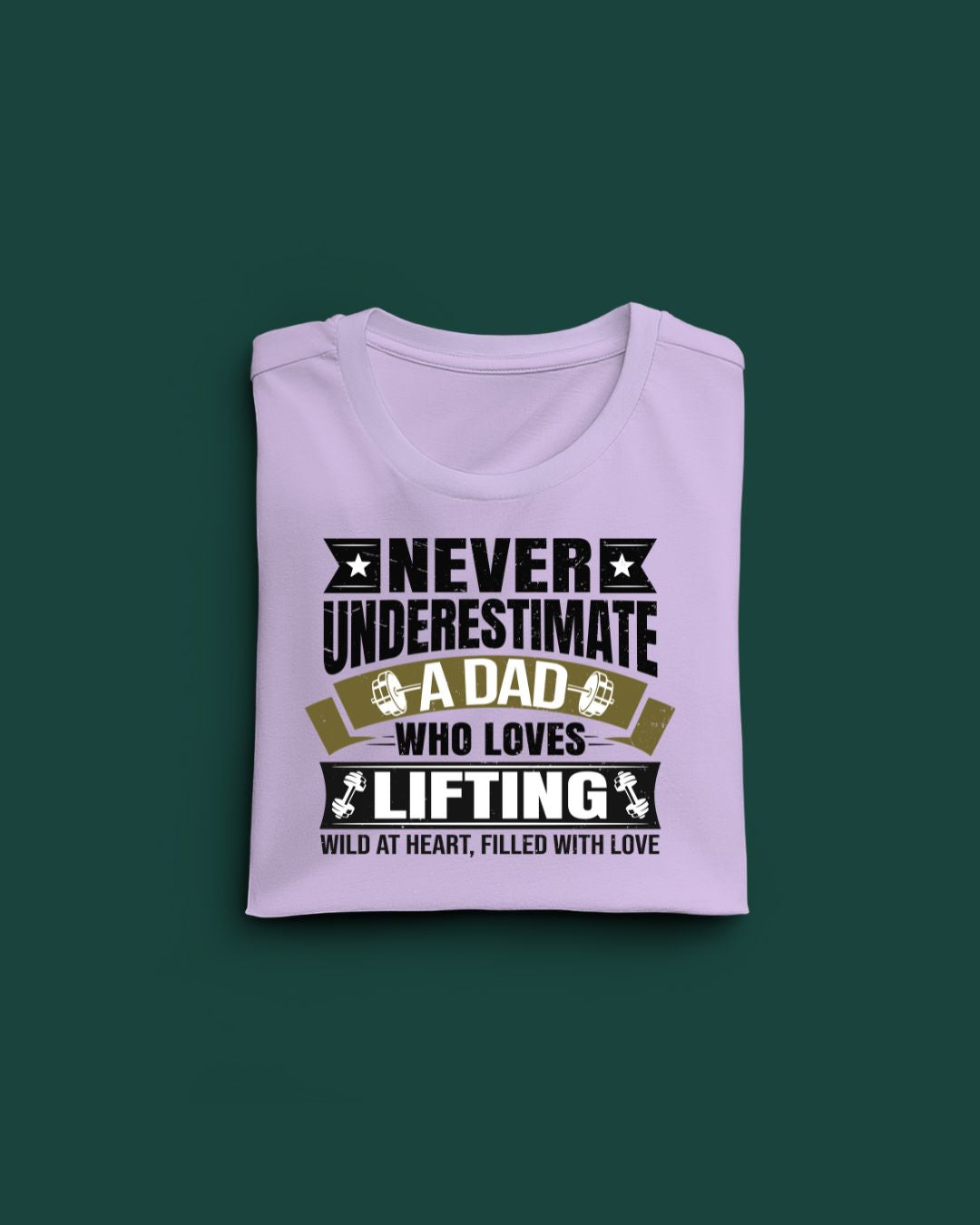 Never Underestimate a DAD who Loves Lifting Limited Edition Regular T-shirt