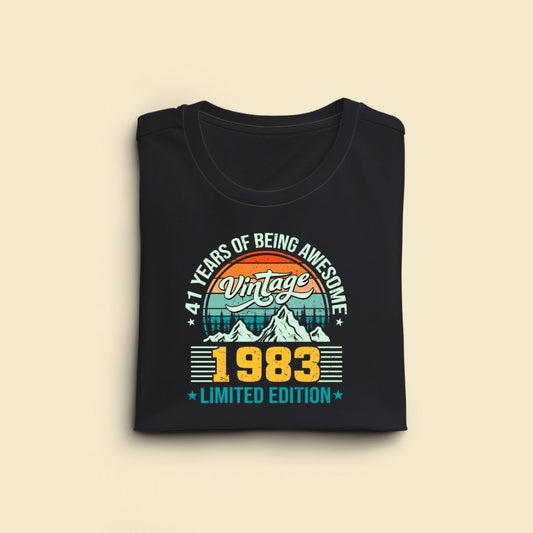 Vintage 1983 Limited Edition Regular Classic Premium T-shirt