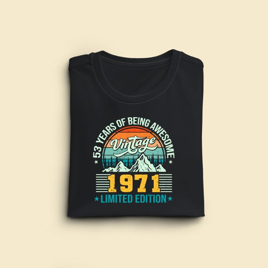 Vintage 1971 Limited Edition Regular Classic Premium T-shirt