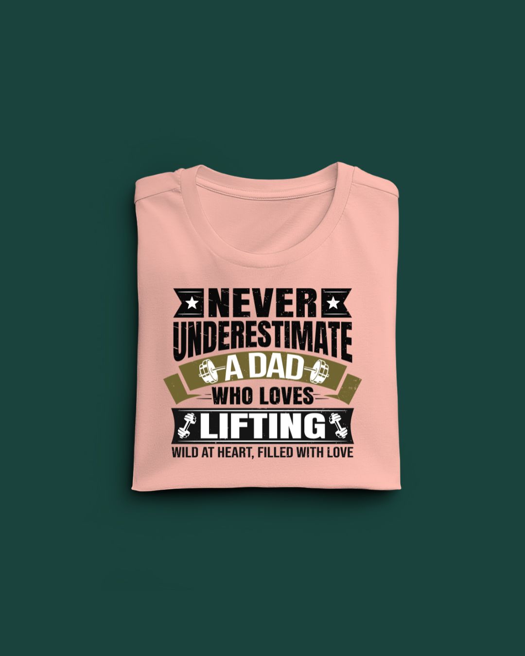 Never Underestimate a DAD who Loves Lifting Limited Edition Regular T-shirt