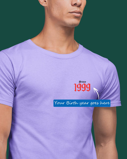 Personalized Since [Birth Year] Custom Printed Exclusive T-shirt