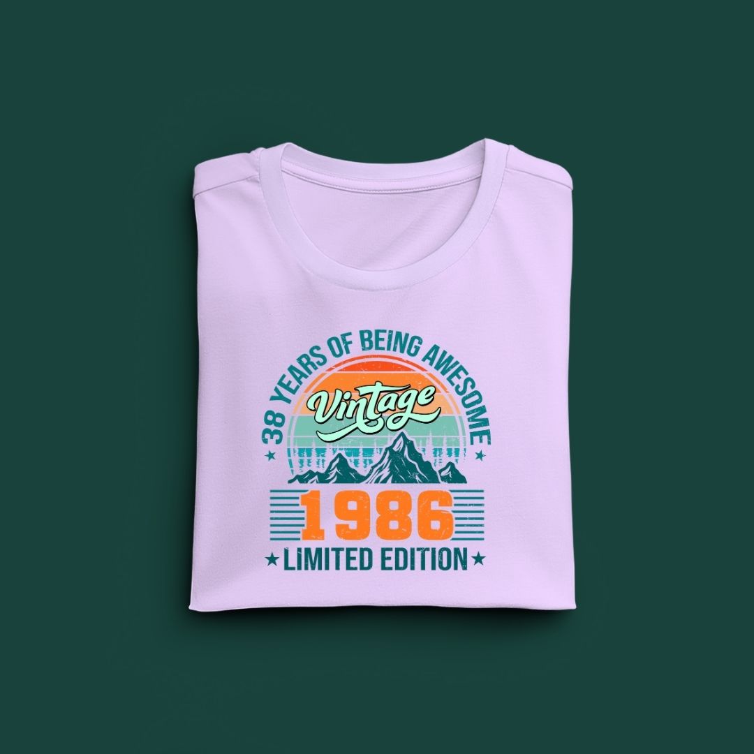 Vintage 1986 Limited Edition Regular Classic Premium T-shirt