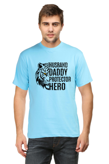 Husband, Daddy, Protector, Hero - Regular Classic Unisex T-shirt