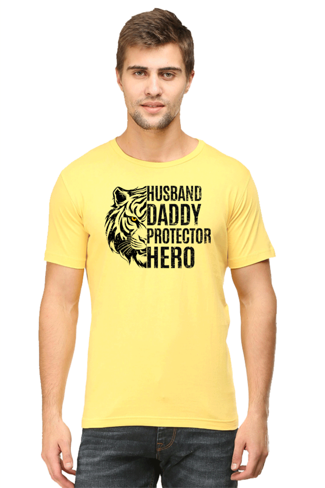 Husband, Daddy, Protector, Hero - Regular Classic Unisex T-shirt