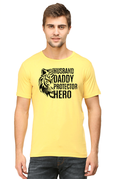 Husband, Daddy, Protector, Hero - Regular Classic Unisex T-shirt