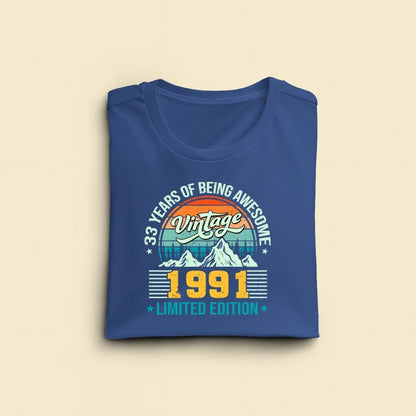 Vintage 1991 Limited Edition Regular Classic Premium T-shirt