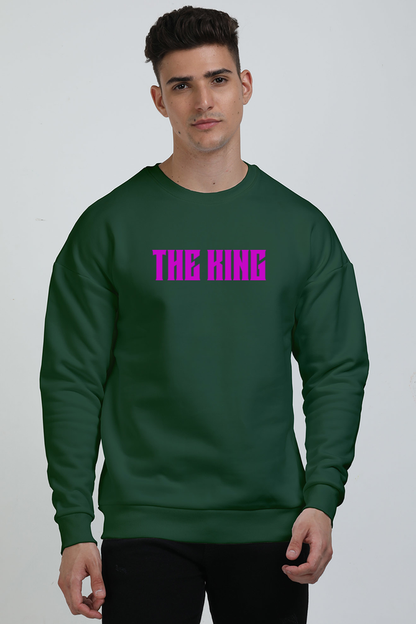 The King Skull with Crown Unisex Oversized Premium Sweatshirt