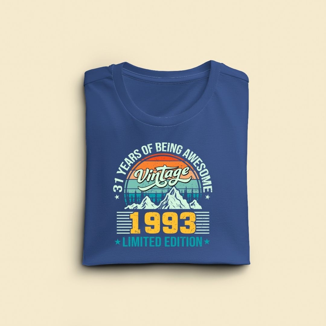 Vintage 1993 Limited Edition Regular Classic Premium T-shirt