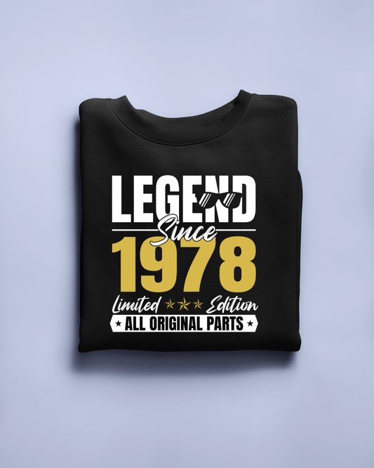 Legend Since 1978 Limited Edition Regular Classic Unisex T-shirt