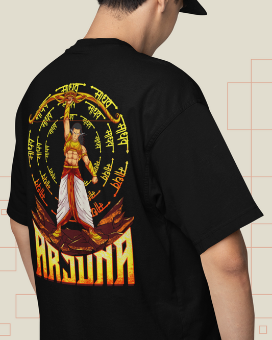 ARJUNA MADHAV - The Legends of Mahabharata Oversized T-shirt