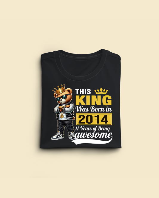 This King was Born in 2014 Limited Edition Premium T-shirt