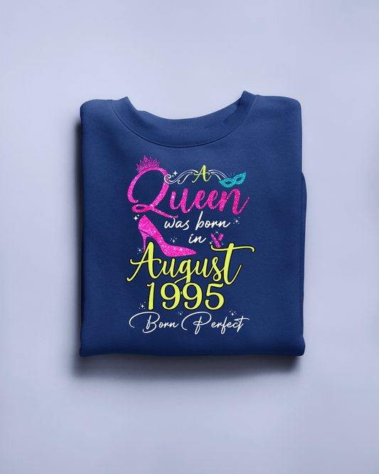 A Queen was born in August 1995 Exclusive T-shirt