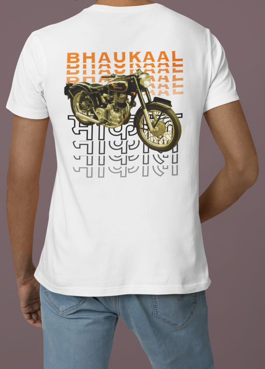 Bhaukaal: The Biker's Aura.  REGULAR CLASSIC TSHIRT