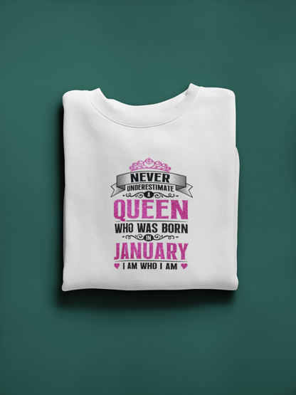 JANUARY Queen Birthday T-Shirt – Born to Rule