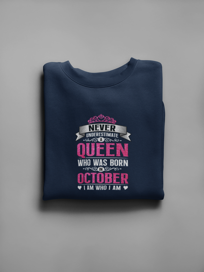 OCTOBER Queen Birthday T-Shirt – Born to Rule