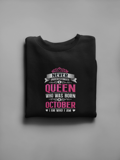 OCTOBER Queen Birthday T-Shirt – Born to Rule