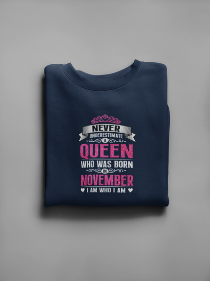 NOVEMBER Queen Birthday T-Shirt – Born to Rule