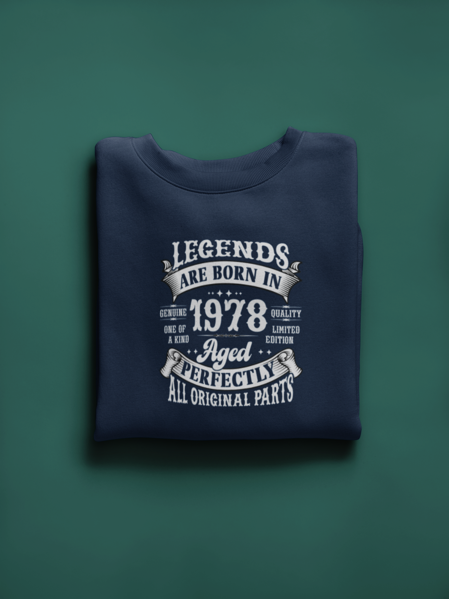 Legends Are Born Vintage in 1978 T-Shirt | Birth Year Edition