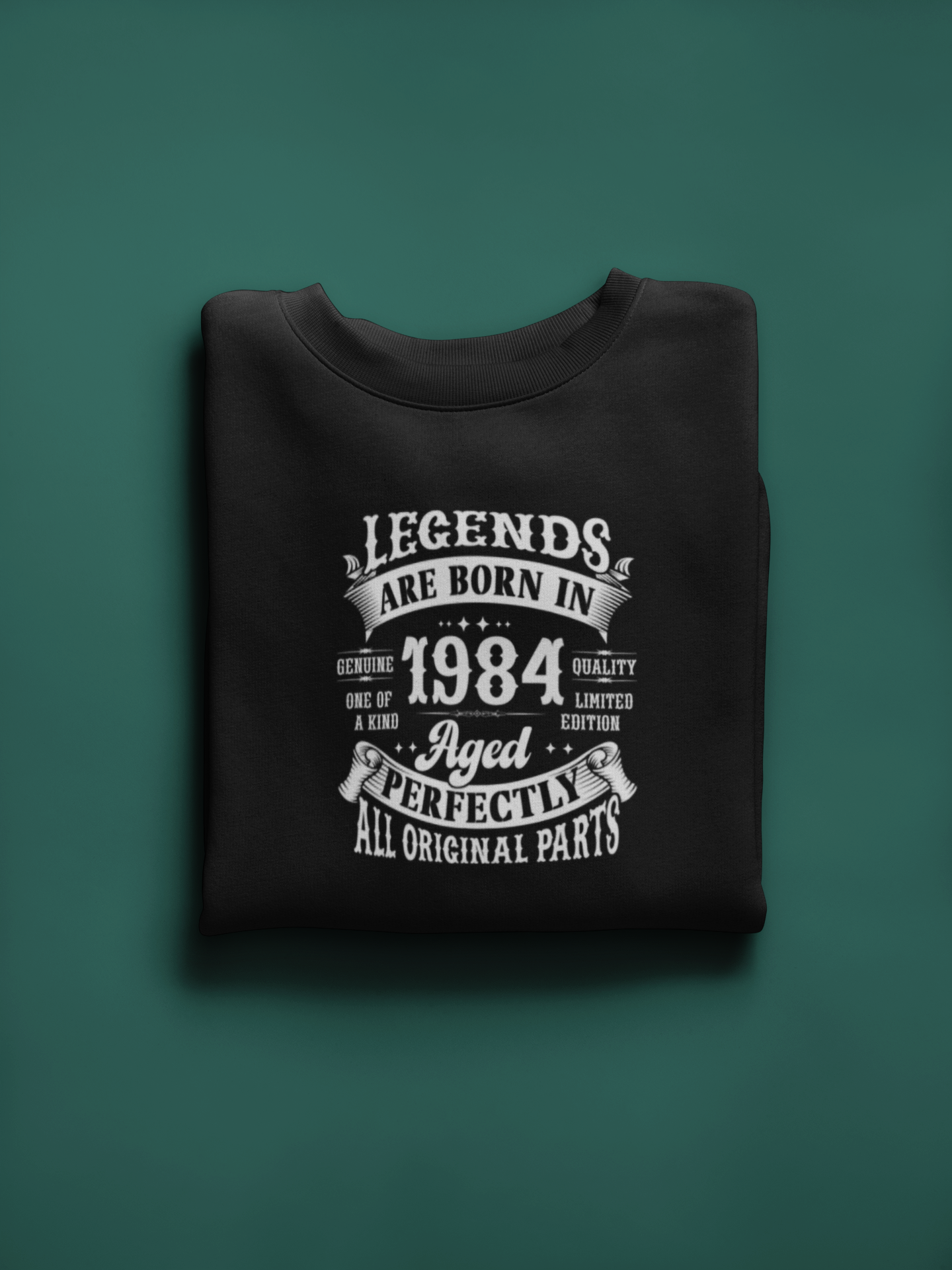 Legends Are Born Vintage in 1984 T-Shirt | Birth Year Edition