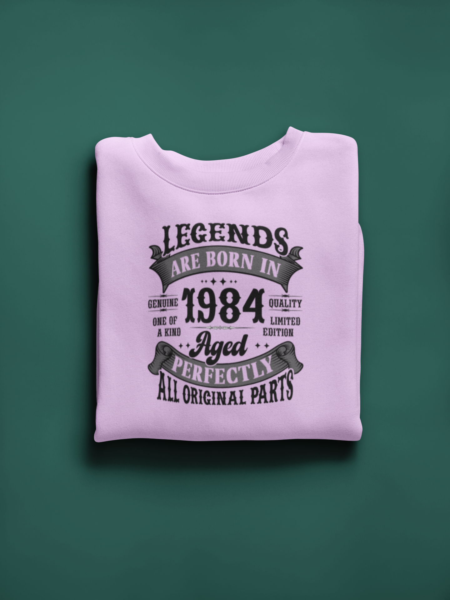 Legends Are Born Vintage in 1984 T-Shirt | Birth Year Edition