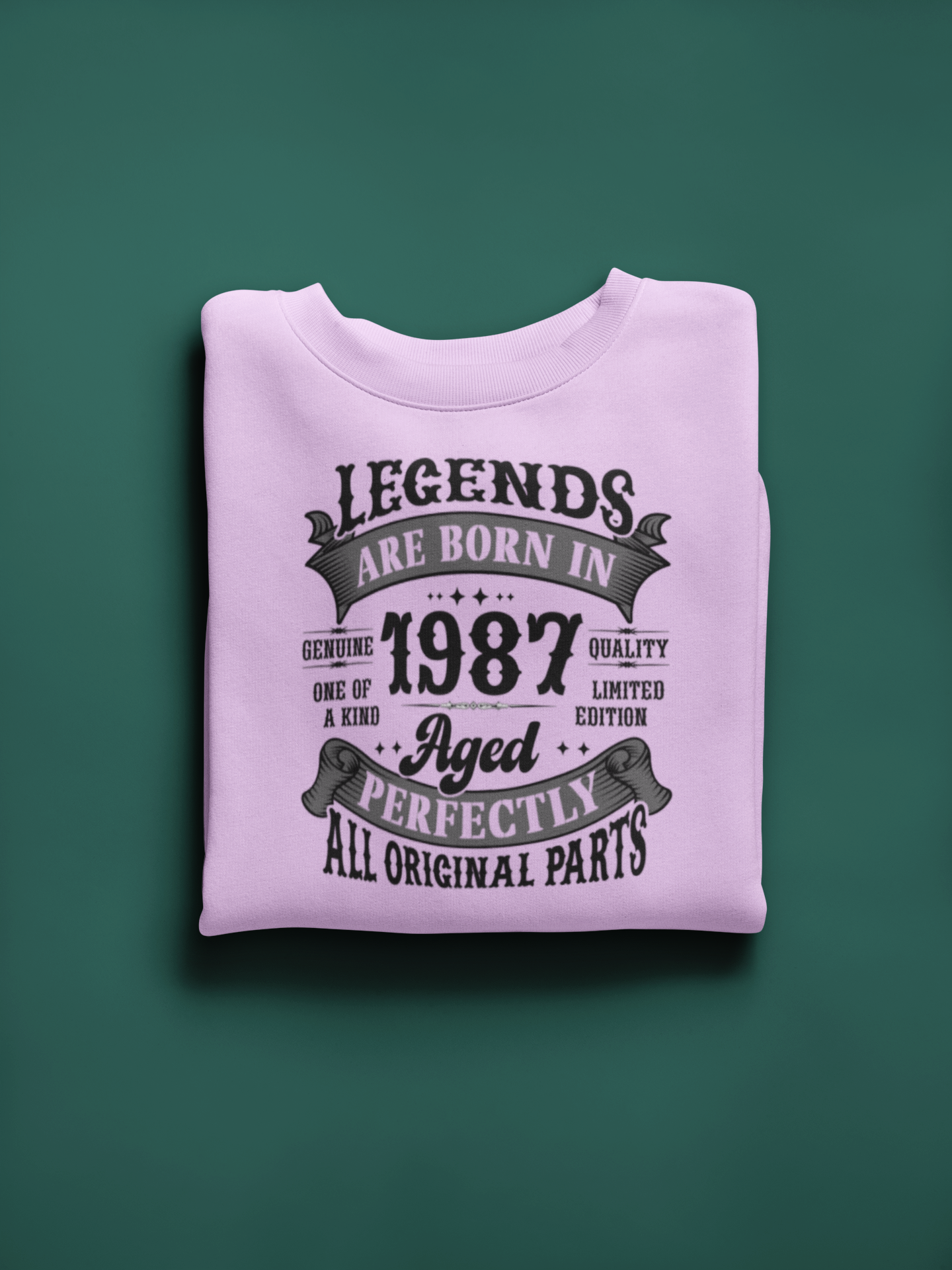 Legends Are Born Vintage in 1987 T-Shirt | Birth Year Edition