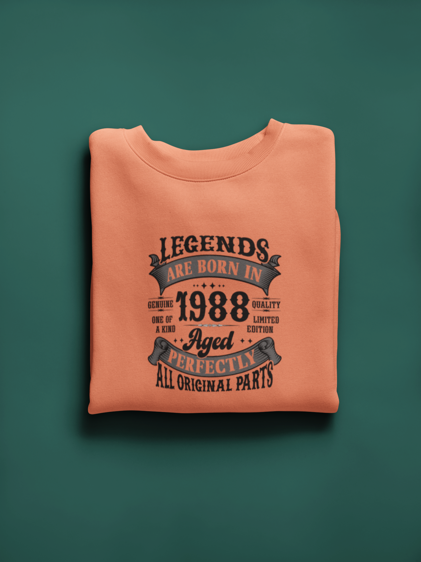 Legends Are Born Vintage in 1988 T-Shirt | Birth Year Edition