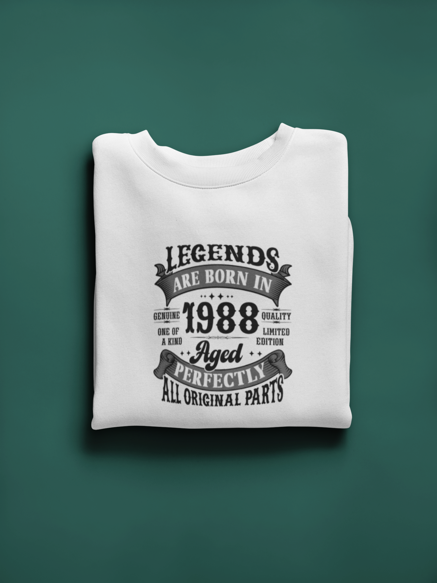 Legends Are Born Vintage in 1988 T-Shirt | Birth Year Edition