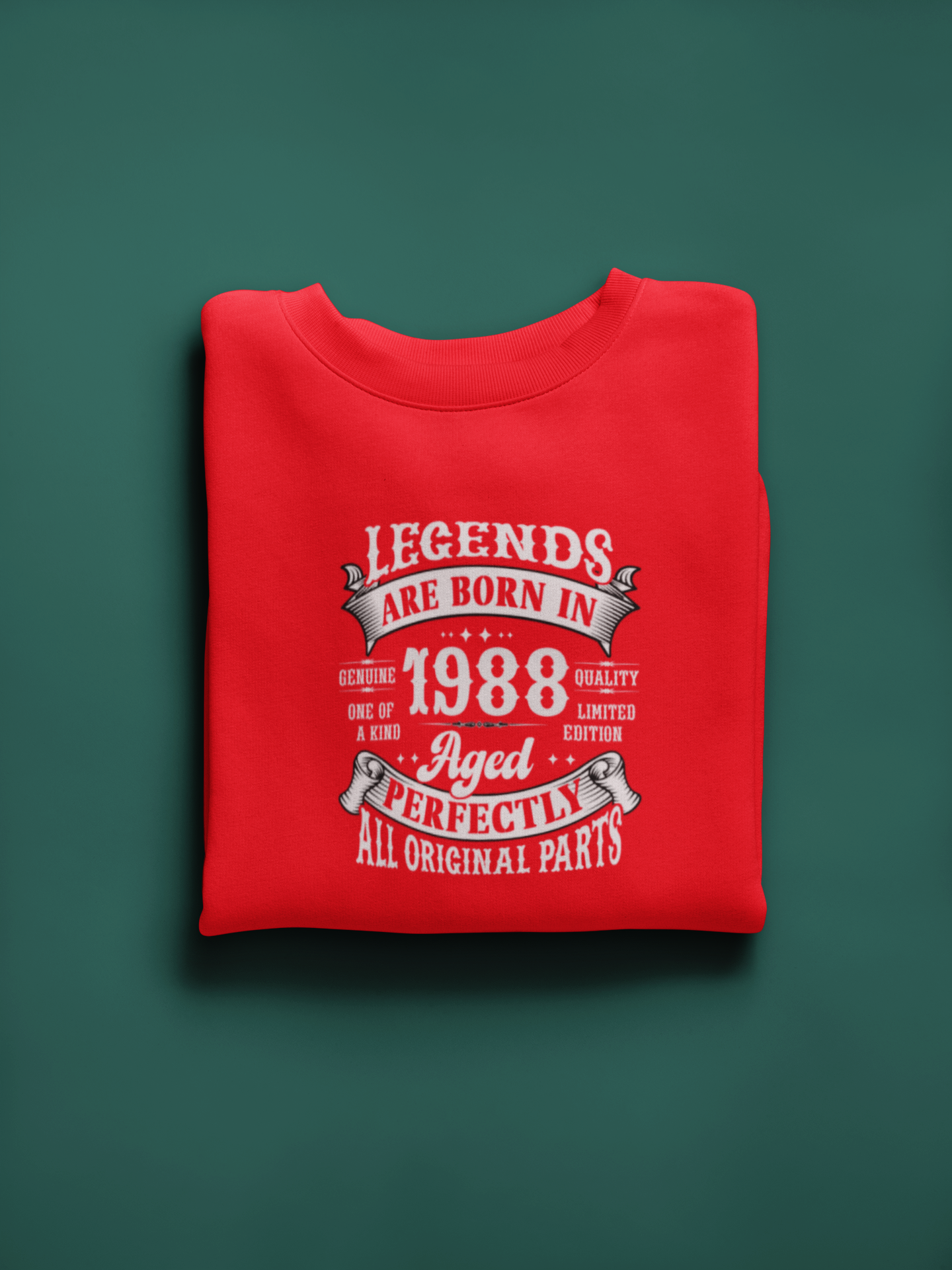 Legends Are Born Vintage in 1988 T-Shirt | Birth Year Edition