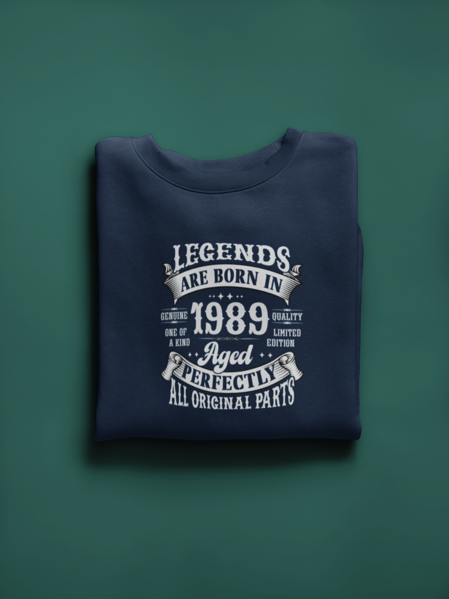 Legends Are Born Vintage in 1989 T-Shirt | Birth Year Edition