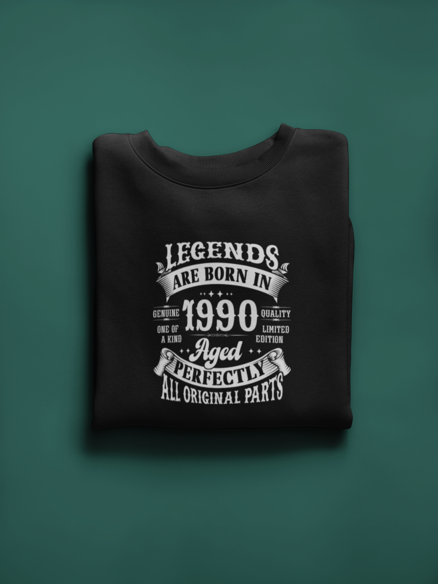 Legends Are Born Vintage in 1990 T-Shirt | Birth Year Edition