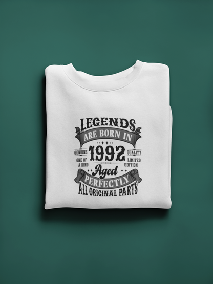 Legends Are Born Vintage in 1992 T-Shirt | Birth Year Edition