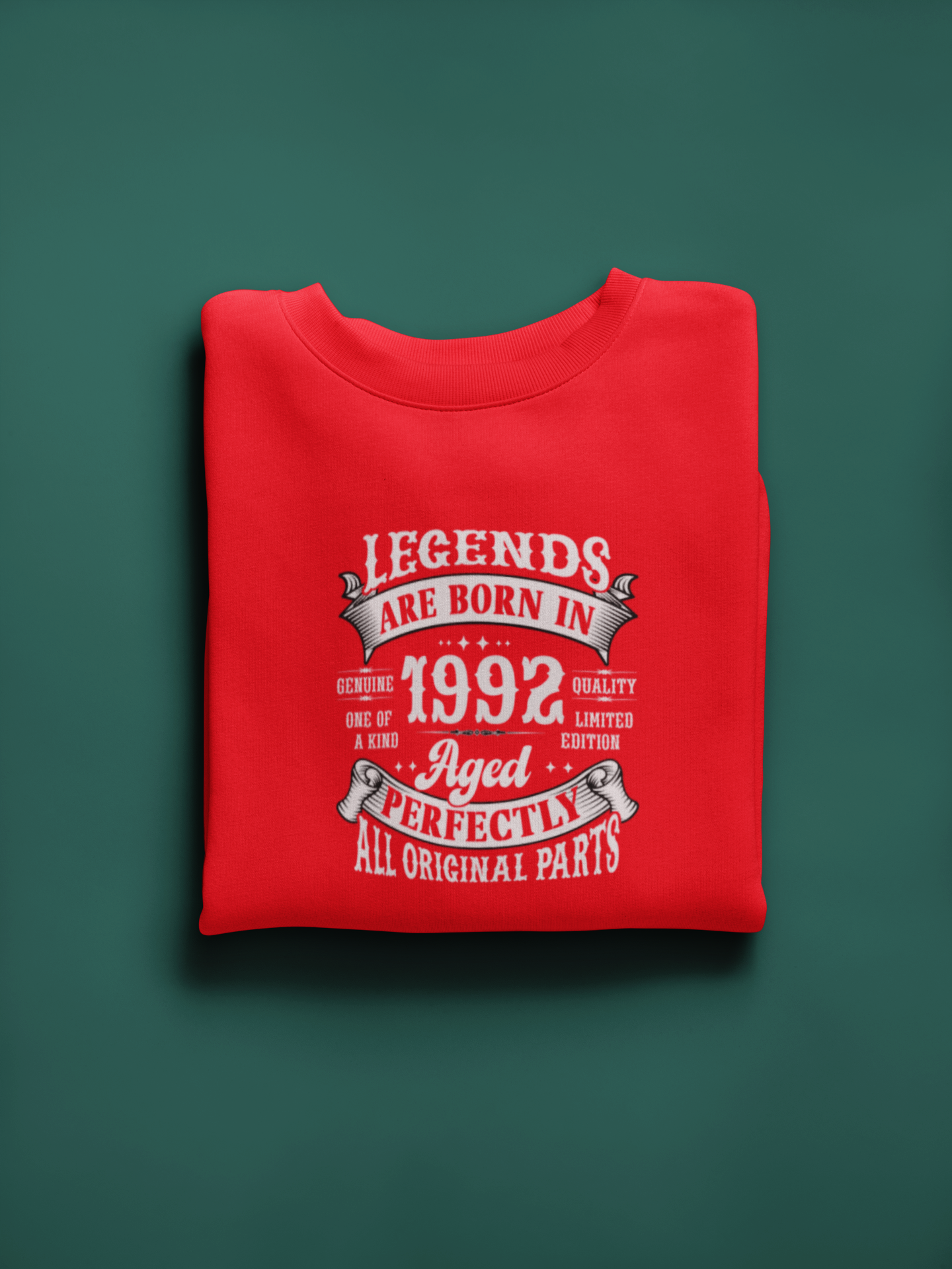 Legends Are Born Vintage in 1992 T-Shirt | Birth Year Edition