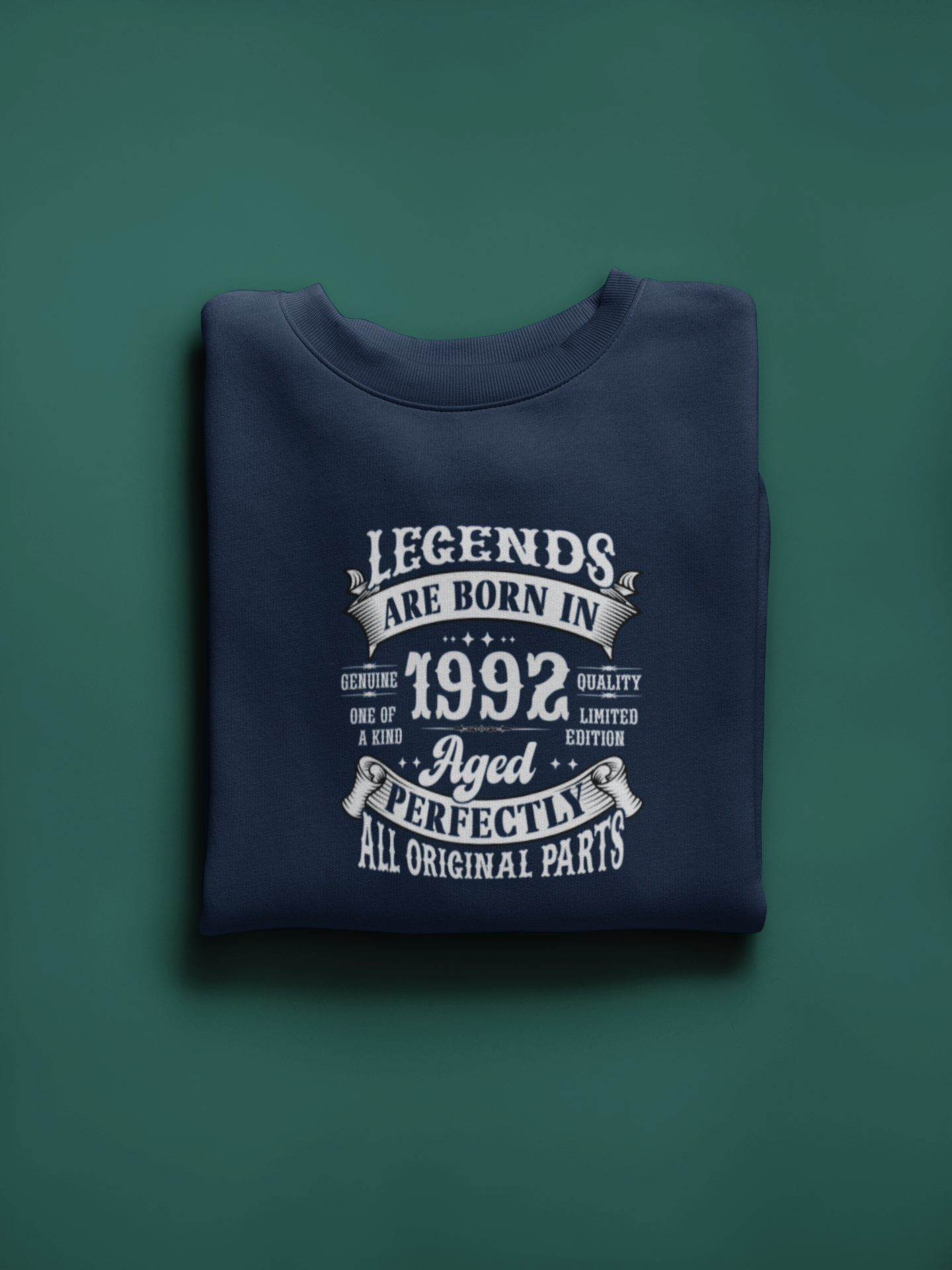 Legends Are Born Vintage in 1992 T-Shirt | Birth Year Edition