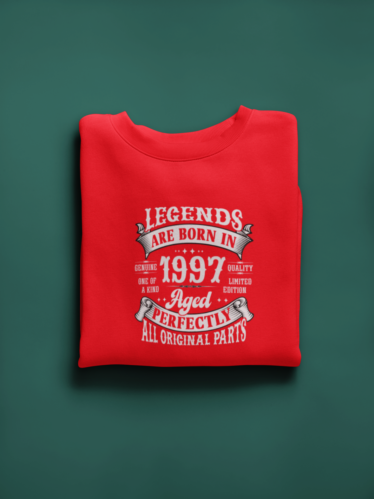 Legends Are Born Vintage in 1997 T-Shirt | Birth Year Edition