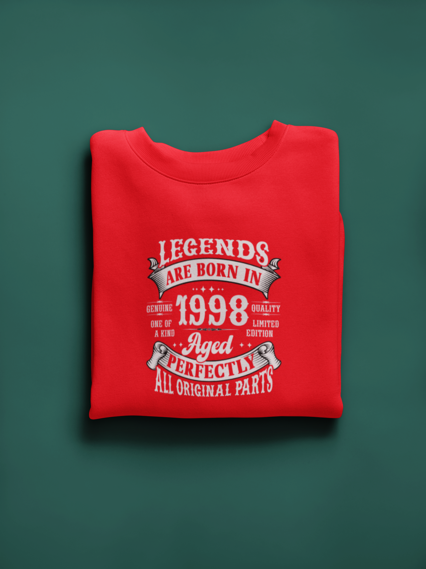 Legends Are Born Vintage in 1998 T-Shirt | Birth Year Edition