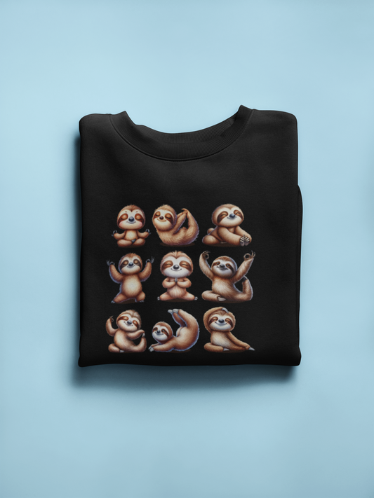 Sloth doing YOGA Positions Regular Classic Unisex T-shirt (Limited Edition)