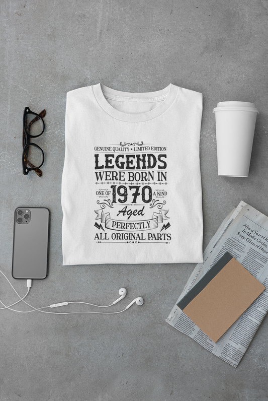 Legends were Born in 1970, Aged Perfectly Limited Edition Regular T-shirt