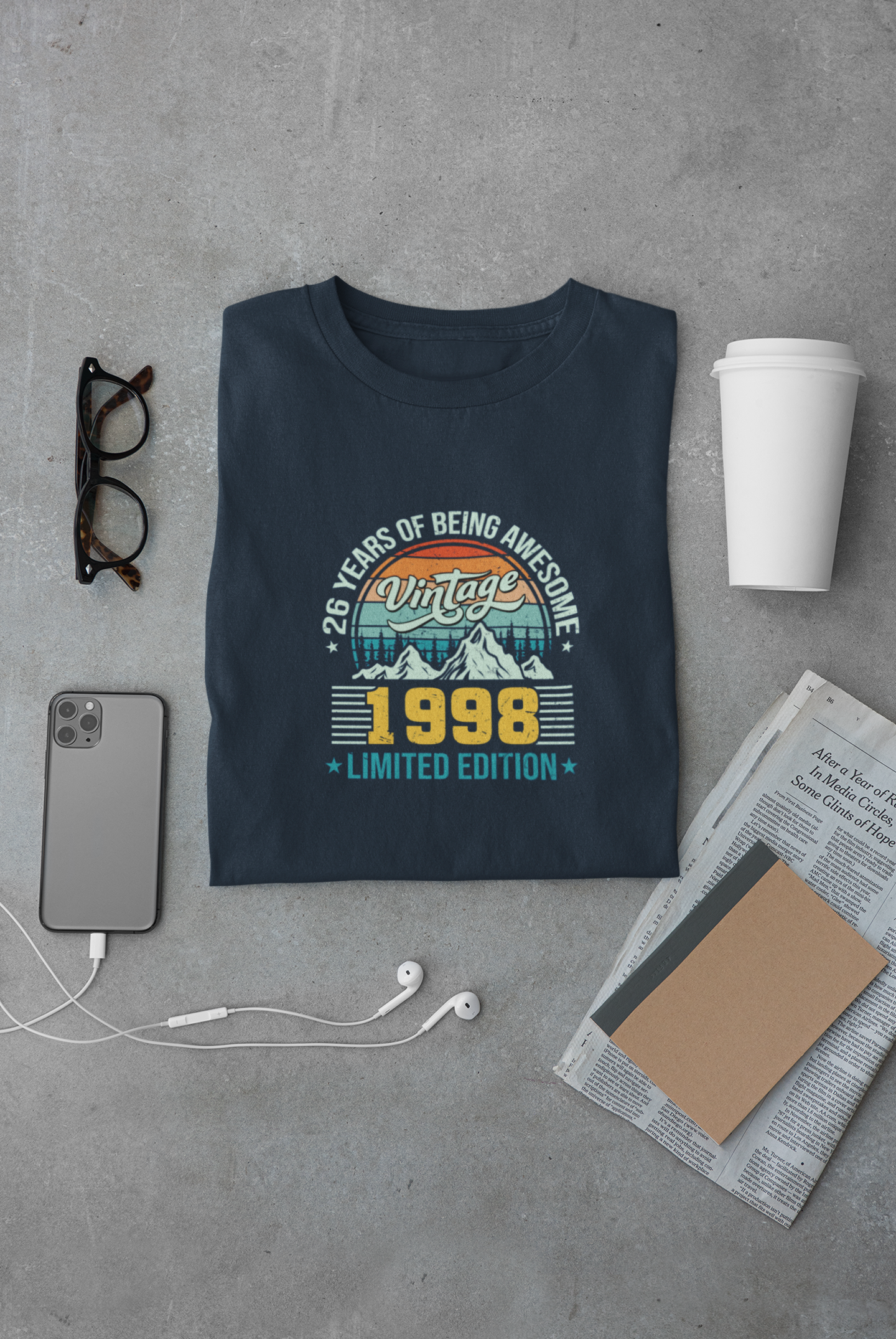 Vintage 1998 Limited Edition Regular Classic Premium T-shirt