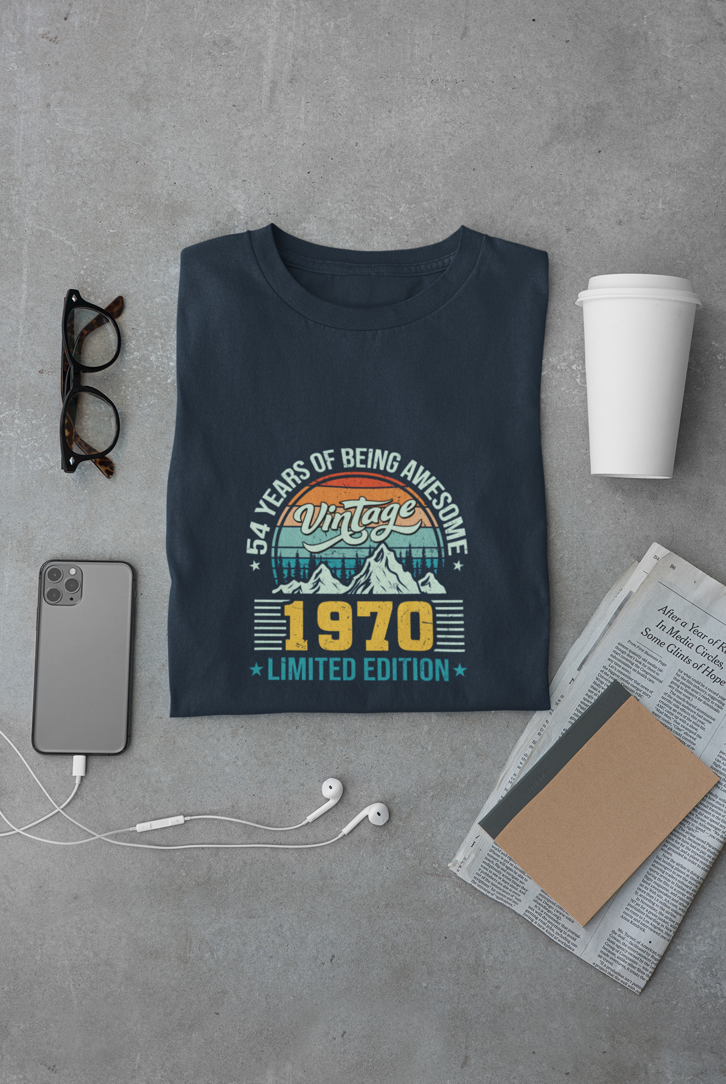 Vintage 1970 Limited Edition Regular Classic Premium T-shirt