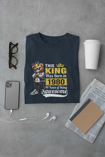 This King was Born in 1980 Limited Edition Premium T-shirt