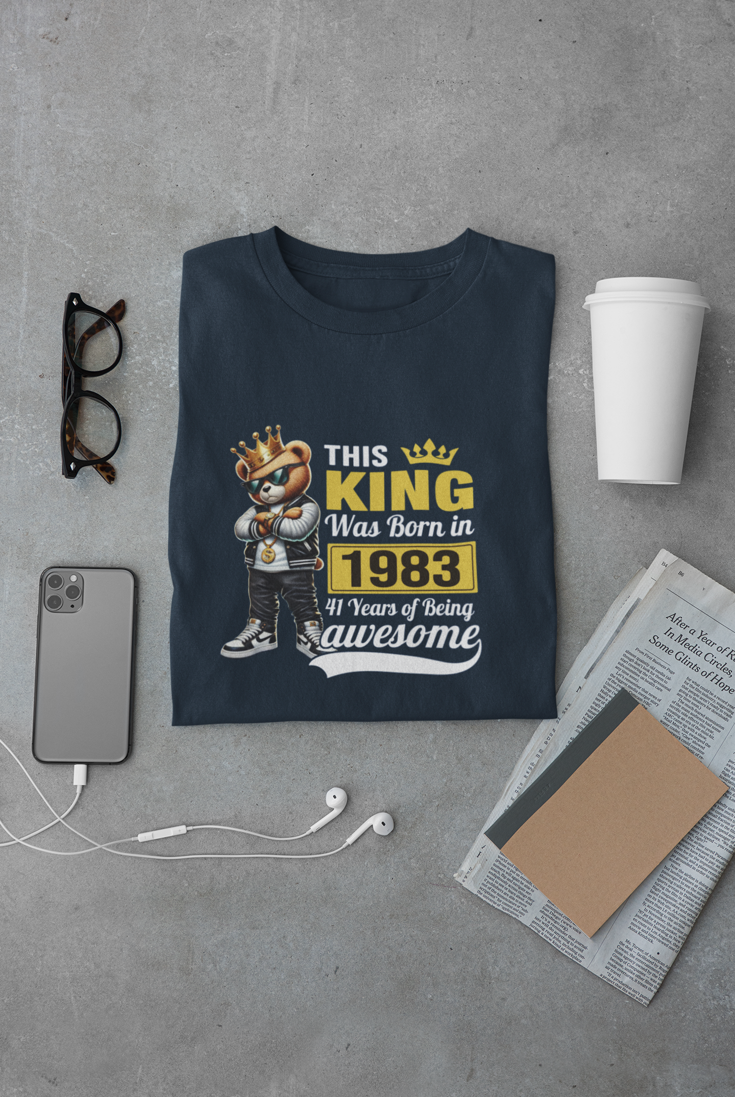 This King was Born in 1983 Limited Edition Premium T-shirt